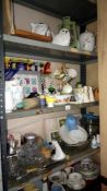 3 shelves of kitchenalia
