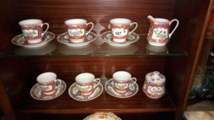 An Oriental tea set