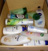 A quantity of toiletries