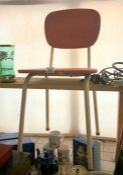 A vintage kitchen chair