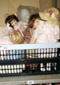 A box of dolls