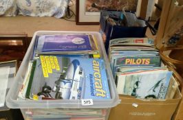 A mixed lot of aircraft magazines & encyclopedia etc