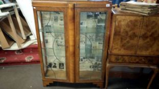 A 1960's china cabinet