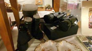 2 pairs of binoculars