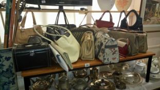 A good selection of handbags