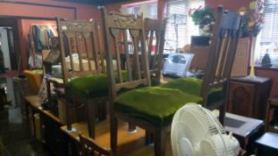 4 old dining chairs