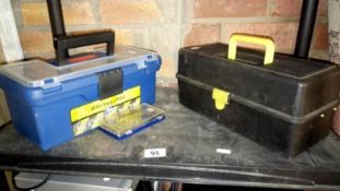2 tool boxes & contents