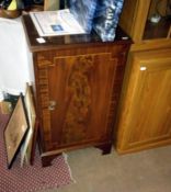 A wooden Hi-Fi record cabinet