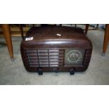 A vintage radio