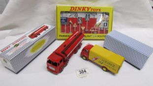 3 boxed Atlas Editions Dinky toys copies of 943 Leyland,
