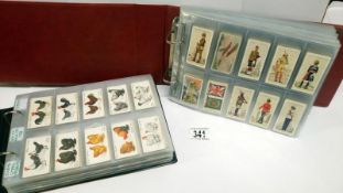2 albums of pre WW2 cigarette cards (many 100's)