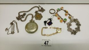 A mixed lot including bracelet,