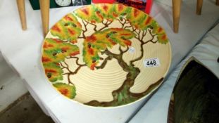 A large Carlton ware relief tree wall plaque