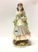 A Royal Worcester limited edition figurine 'Queen of May'