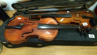 A superb quality 19th century German violin