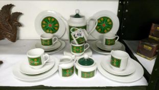 A 1960's retro coffee set by Schumann Arzberg, Bavaria,