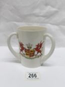 A large Goss Arms of Wales loving cup