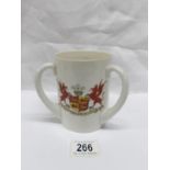 A large Goss Arms of Wales loving cup