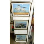 2 Robert Taylor prints being Lancaster signed Leonard Cheshire and Hurricane signed Wing Commander