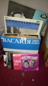 A box of records comprising mostly 1960/70's records of classical music in LP form