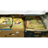 2 boxes of children's books including The Boys Own Annual, Chatterbox,