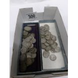 A quantity of pre 1947 silver threepenny bits (3.