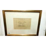 A Pablo Picasso print, possibly artist proof,