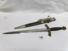 A Nazi's Germany 1st model Luftwaffe dagger with blade by F & A Helbig Steinbach