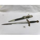 A Nazi's Germany 1st model Luftwaffe dagger with blade by F & A Helbig Steinbach