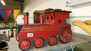 A good scratch model of a steam engine 'The Maryland Express'
