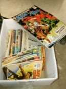 A quantity of children's comics including Schoolgirls pocket library,