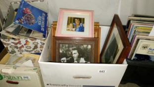 5 framed pictures of Elvis Presley in colour and black & white