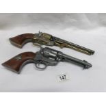 2 replica ornamental display revolvers