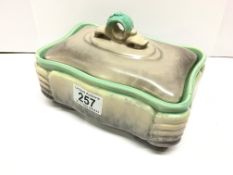 An art deco novelty trinket box