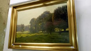 A Danish oil on canvas by Nilaus (Niels) Fristrop