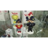 4 Wade Noddy figurines being Noddy, Big Ears, Mr Plod and Tessie bear,