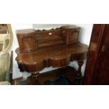 A Victorian mahogany Duchy style dressing table