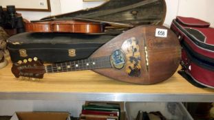A vintage mandolin by G Puglisi,