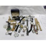 A large mixed lot of watches including 1981 Timex Quartz in full working order and with service