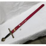 An ornamental King Arthur Excaliber sword