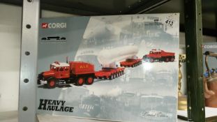 A boxed Corgi heavy haulage 31013 Scammell contractor