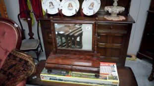 A Victorian toilet mirror