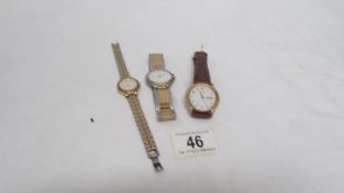 3 wrist watches including Lorus and Pulsar