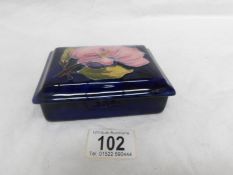 A Moorcroft magnolia soap dish