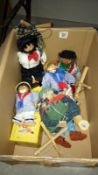 A box of Pelham puppets