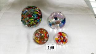 10 glass paperweights