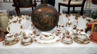 Approximately 60 Piece of Royal Albert Old Country Roses tea and dinner ware