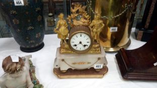 A French mantel clock