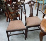 5 Edwardian Sheraton style dining chairs