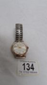 A vintage Donada 17 jewel wrist watch,